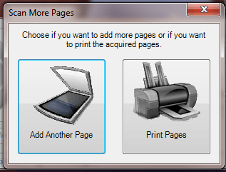 Add Multiple Pages to Scanned Document